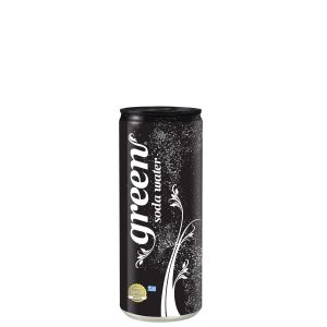 Green Soda Water Can