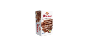 Γκοφρετίνια bianca με πραλίνα φουντ. 160g