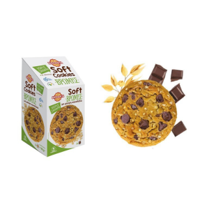 Soft Cookies Βρώμης ΧΩΡΙΣ ΖΑΧΑΡΗ με Μαύρη σοκολάτα