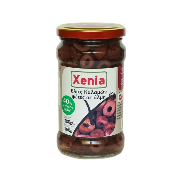 Ελιές καλαμών σε φέτες με 40% λιγότερο αλάτι