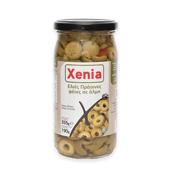 Ελιές πράσινες σε φέτες